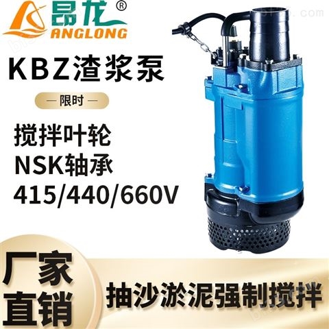KBZ防堵塞小型抽沙泵 半装式耐磨抽砂泵