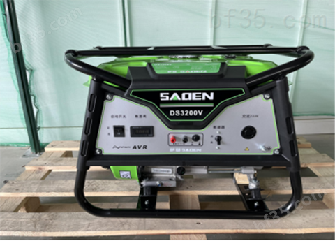 萨登3千瓦开架式汽油发电机家庭备用发电