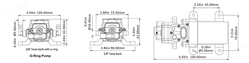 21款隔膜泵安装尺寸图