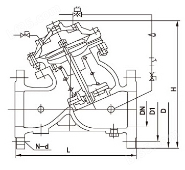 J145X电动遥控阀结构图