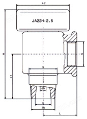 JA22H型静重式安全阀